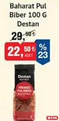 DESTAN BAHARAT PUL BİBER 100 G